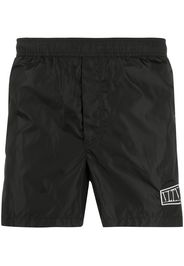 VLTN print swim shorts