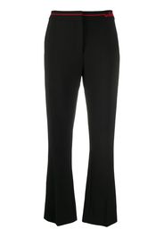 straight leg trousers