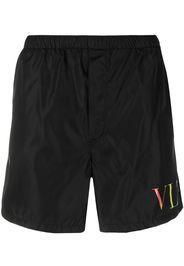 VLTN-print swim shorts