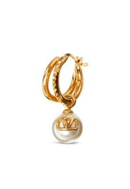 Valentino Garavani VLOGO Signature faux pearl earring - Gold