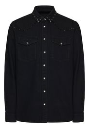 Valentino Rockstud long-sleeve shirt - Black