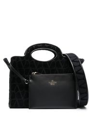 Valentino Garavani Le Troisième Toile Iconographe tote bag - Black