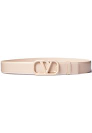 Valentino Garavani VLogo Signature leather belt - Neutrals