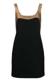 Valentino colour-block silk dress - Black