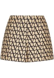 Valentino Garavani Toile Iconographe tailored shorts - Neutrals