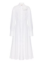 Valentino Garavani Compact Popeline midi shirt dress - White