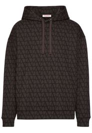 Valentino Garavani Toile Iconographe-print cotton hoodie - Brown