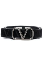 Valentino Garavani VLogo Signature buckle belt - Black