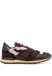 Valentino Garavani Camouflage Rockrunner low-top sneakers - Red