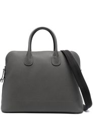 Valextra leather tote bag - Grey
