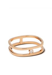 18kt rose gold Charlie diamond ring