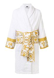 Barocco trim terry robe