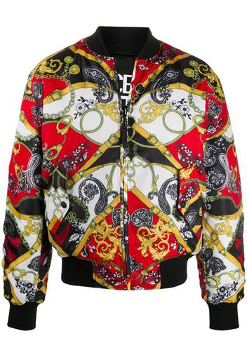 versace white bomber jacket