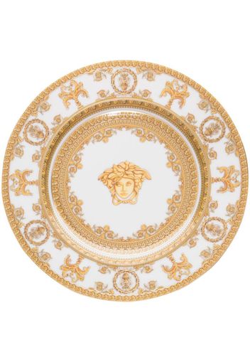 white I Love Baroque porcelain plate