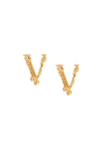 Virtus embossed earrings