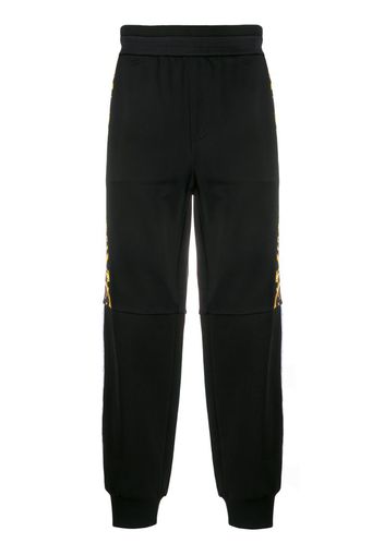 Barocco logo track pants