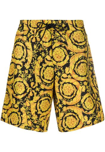 Barocco-print knee-length swim shorts