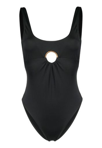 ruched-detail one-piece