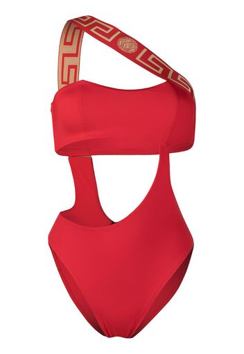 Greca Key cut-out swimsuit