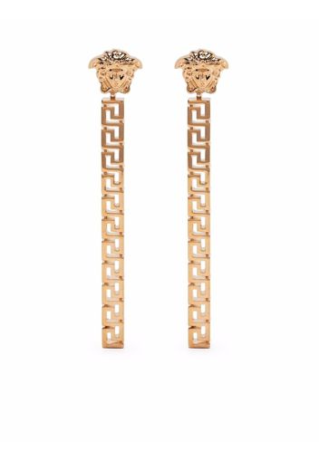 Versace Greca drop earrings - Gold