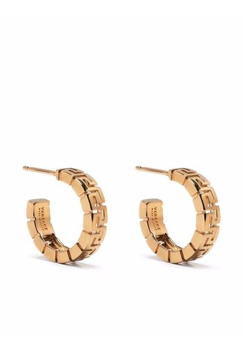 Versace engraved-detail earrings - Gold