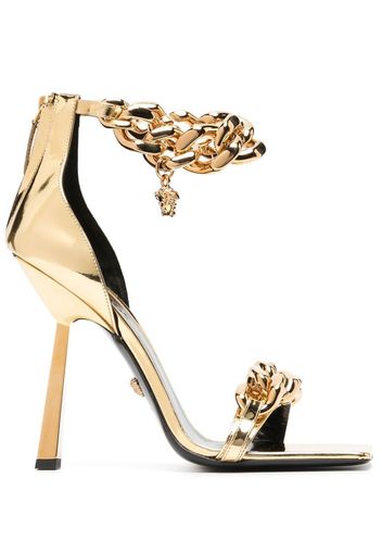 Versace Medusa chain sandals - Gold