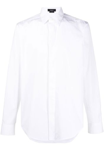 Versace button-fastening long-sleeve shirt - White