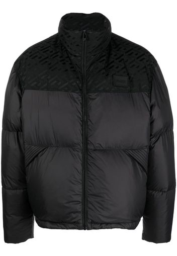 Versace zip-fastening padded jacket - Black