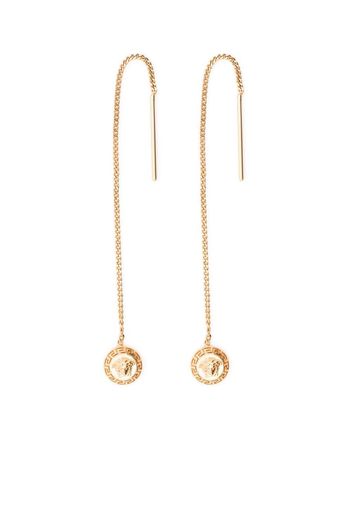 Versace Medusa chain-link drop earrings - Gold