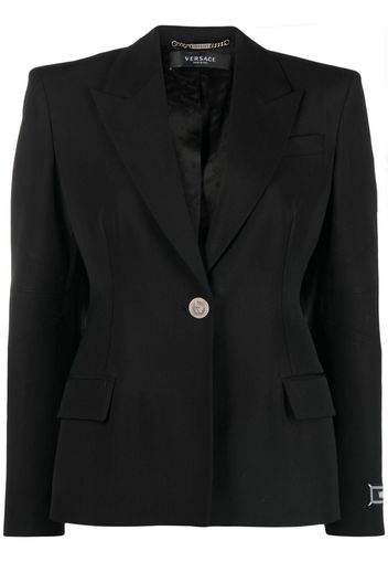 Versace single-breasted tailored blazer - Black