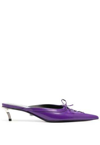 Versace Pin-point 50mm mules - Purple