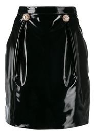 Versace faux leather mini skirt - Black