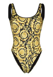 VERSACE HIGH LEG SWIMSUIT W PRINT