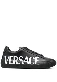 Versace Greca-sole logo sneakers - Black