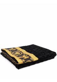 Versace I ♡ Baroque bath towel - Black