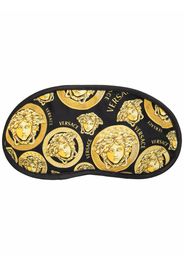 Versace Medusa Head-print sleep mask - Black