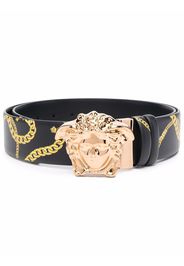 Versace Medusa-buckle belt - Black