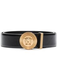 Versace Medusa-plaque buckle-fastening belt - Black