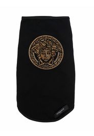 Versace medusa-embellished pet jumper - Black