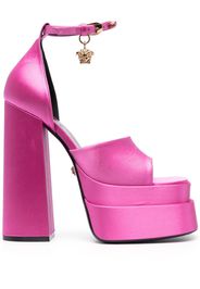 Versace Medusa charm platform sandals - Pink