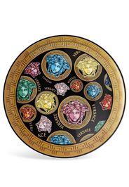 Versace Medusa Amplified porcelain plate - Black