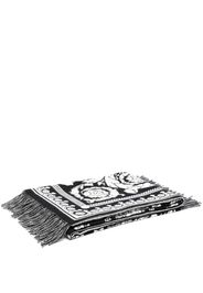 Versace Barocco-print knitted blanket - Black