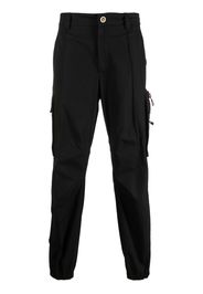 Versace slim-cut cargo trousers - Black