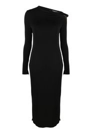 Versace long-sleeve midi dress - Black