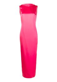 Versace cowl-back gown - Pink