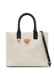 Versace Medusa canvas tote bag - Neutrals
