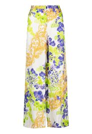 Versace baroque-print trousers - White