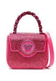 Versace mini Le Medusa embellished tote bag - Pink