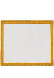 Versace baroque-print trim bath mat - White