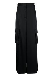Versace wide-leg cargo trousers - Black